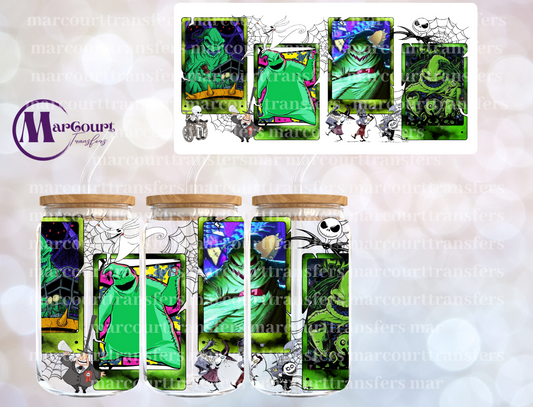 OOGIE BOOGIE TAROT-16 0Z-UV DTF CUP WRAP