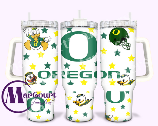 OREGON DUCKS-40 0Z-UV DTF CUP WRAP