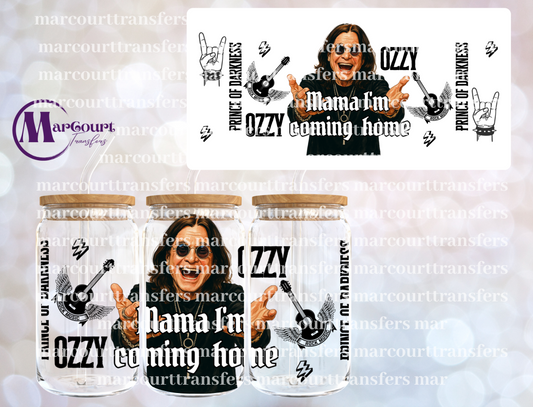 OZZY MAMA I'M COMING HOME-16 0Z-UV DTF CUP WRAP