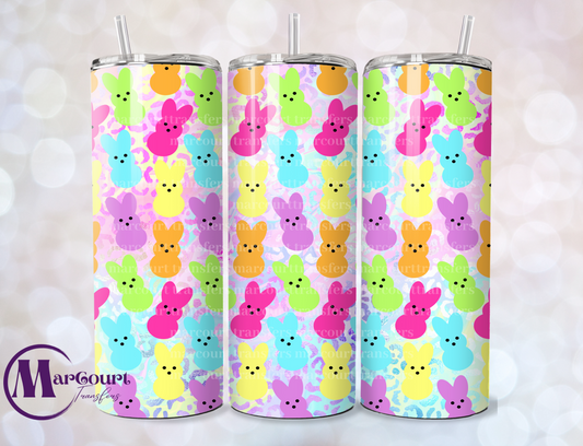 PASTEL PEEPS-SKINNY TUMBLER TRANSFER