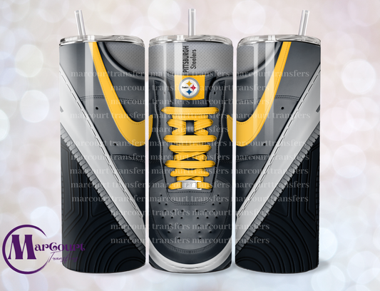PITTSBURGH STEELERS AIR FORCE 1-SKINNY UV DTF TRANSFER
