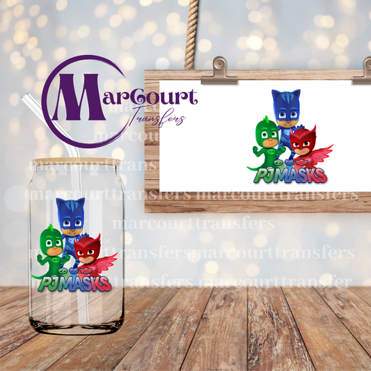 PJ MASKS-DECAL-UV DTF CUP WRAP