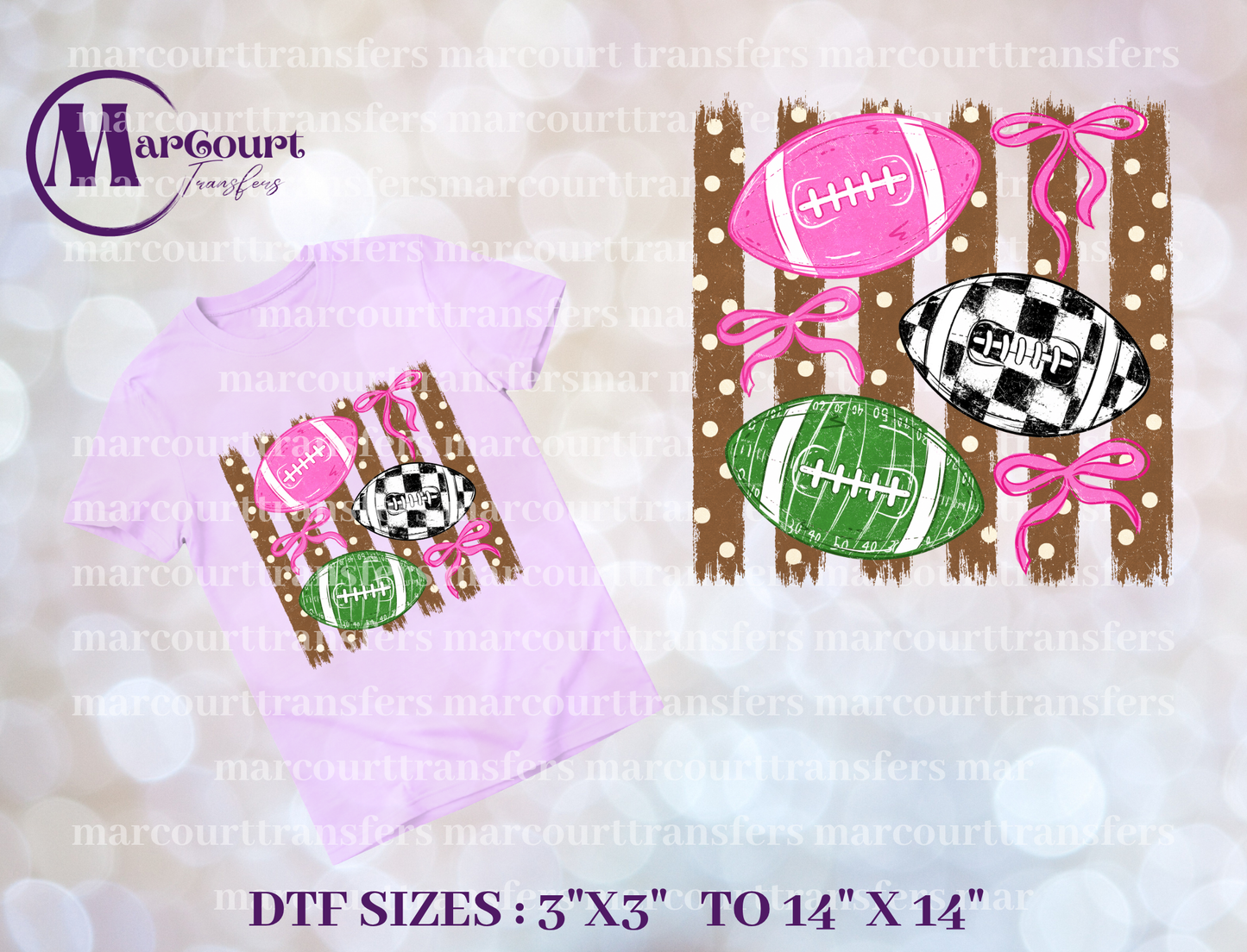 DTF-PREPPY FOOTBALLS
