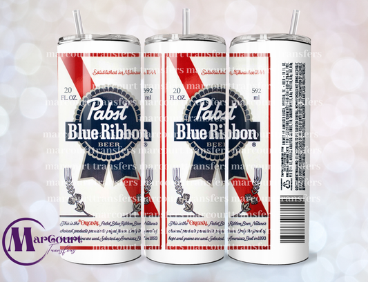 PABST BLUE RIBBON-20 OZ-UV DTF CUP WRAP