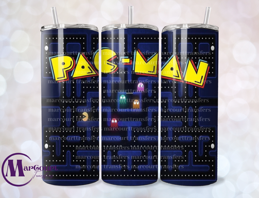 PAC MAN 1-SKINNY TUMBLER TRANSFER