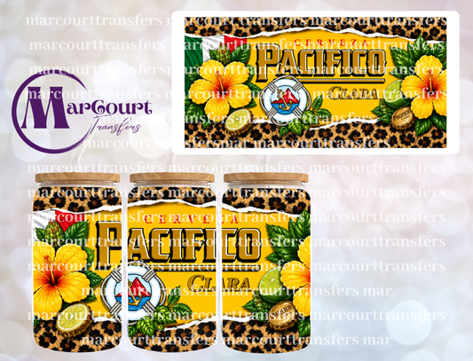 PACIFICO CHEETAH-16 0Z-UV DTF CUP WRAP