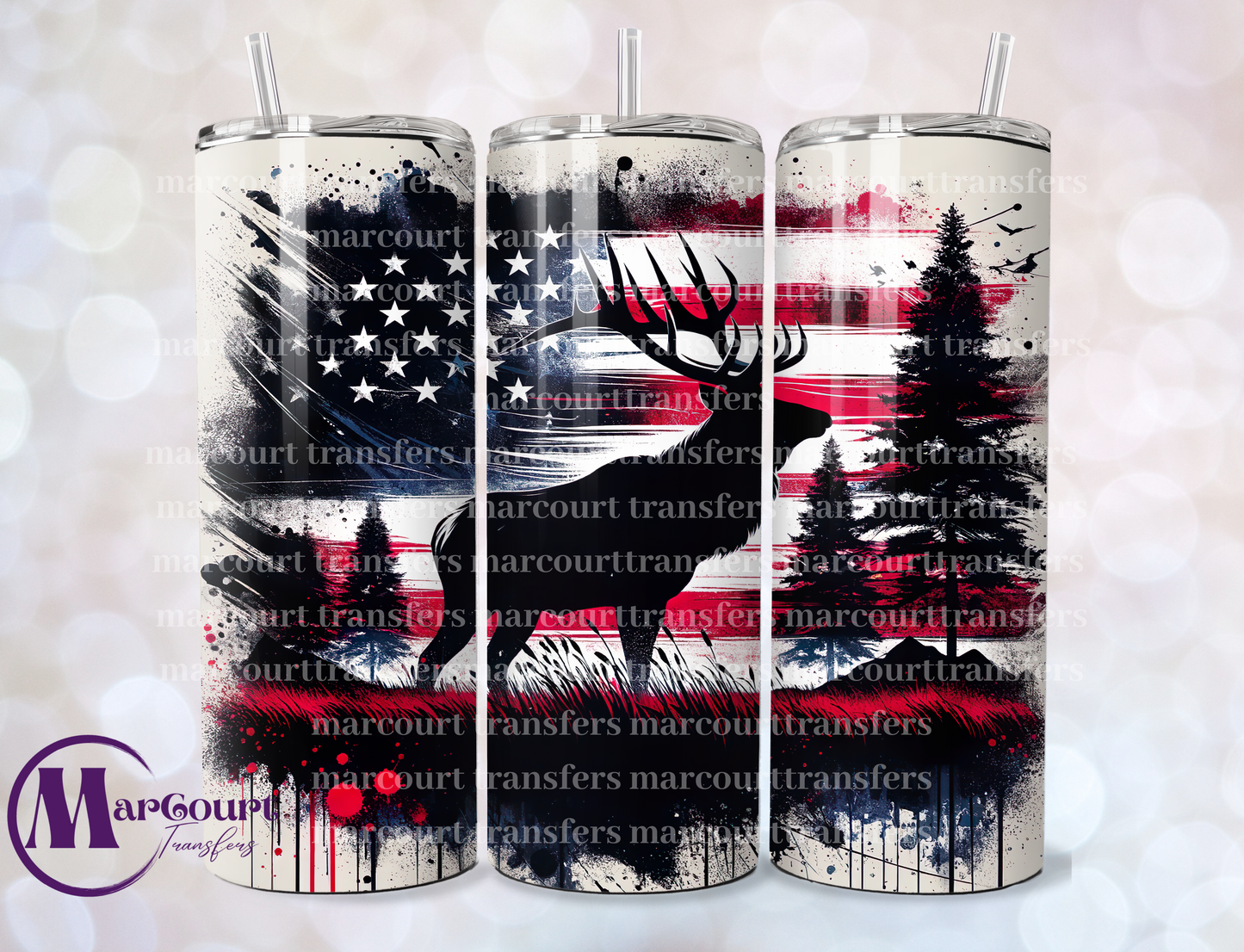 PATRIOT ELK-SKINNY TUMBLER TRANSFER