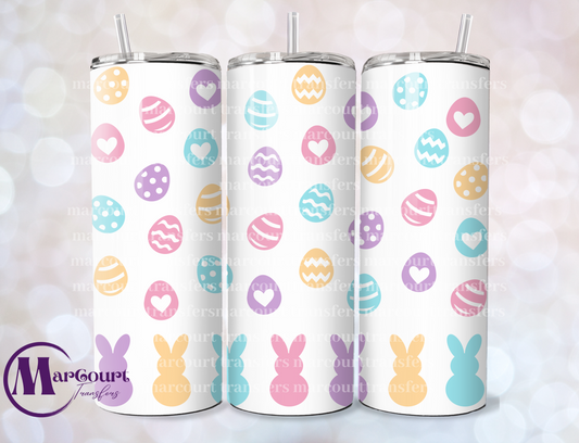 PEEPS N EGGS-SKINNY TUMBLER TRANSFER (SUBLIMATION)