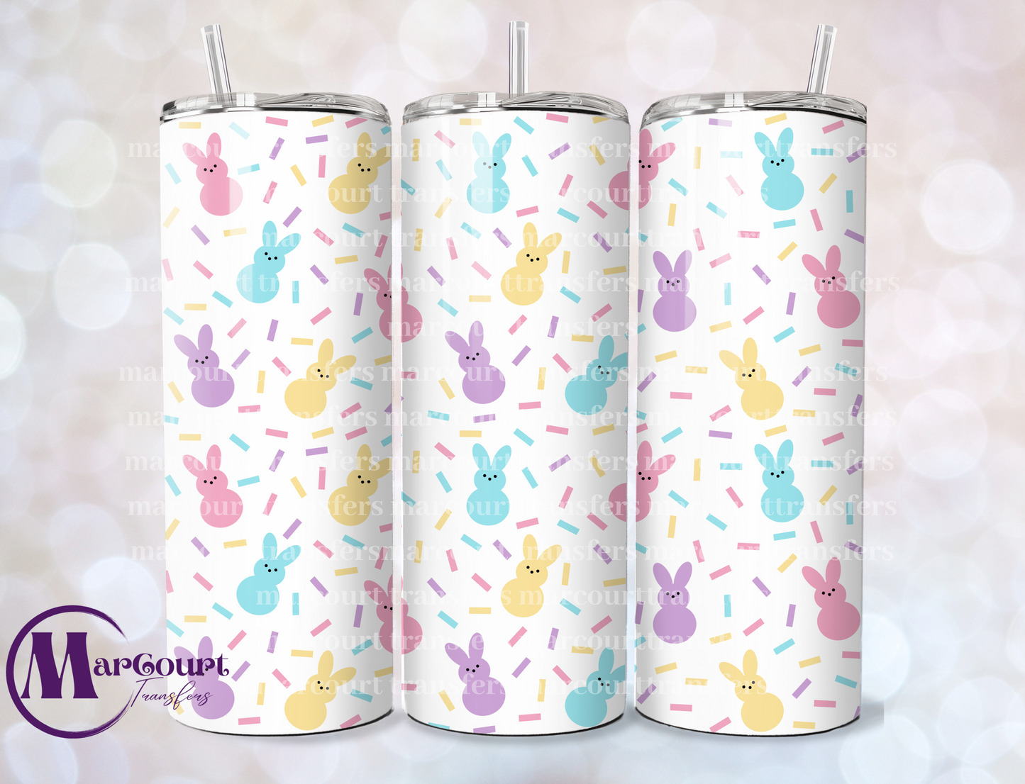 PEEPS N SPRINKLES-SKINNY TUMBLER TRANSFER (SUBLIMATION)