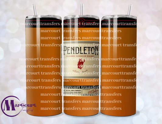 PENDLETON WHISKEY-20 OZ-UV DTF CUP WRAP