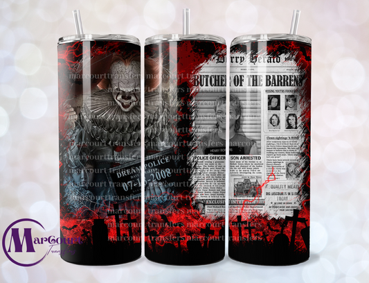 PENNYWISE-SKINNY TUMBLER TRANSFER