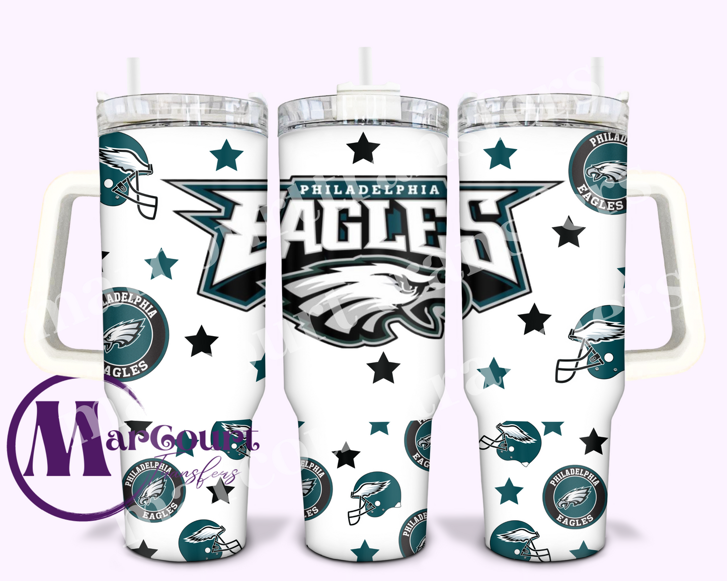 PHILADELPHIA EAGLES-40 0Z-UV DTF CUP WRAP