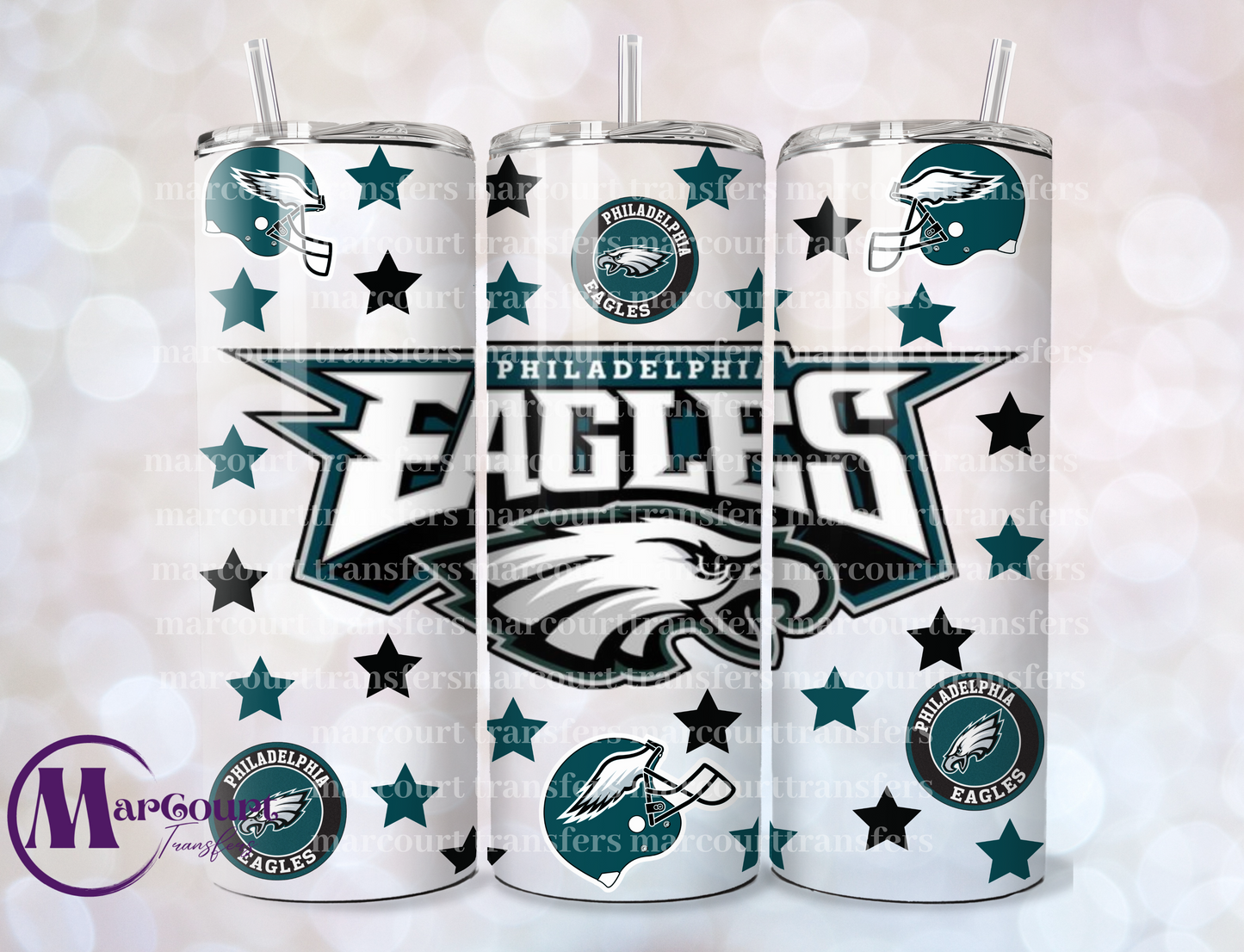 PHILADELPHIA EAGLES-SKINNY TUMBLER TRANSFER