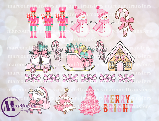 PINK CHRISTMAS ELEMENTS 2-ELEMENTS