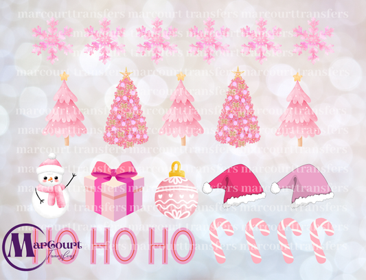 PINK CHRISTMAS ELEMENTS