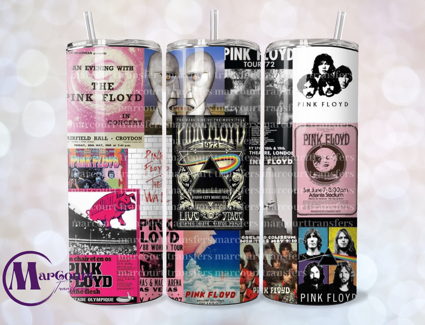 PINK FLOYD -SKINNY TUMBLER TRANSFER