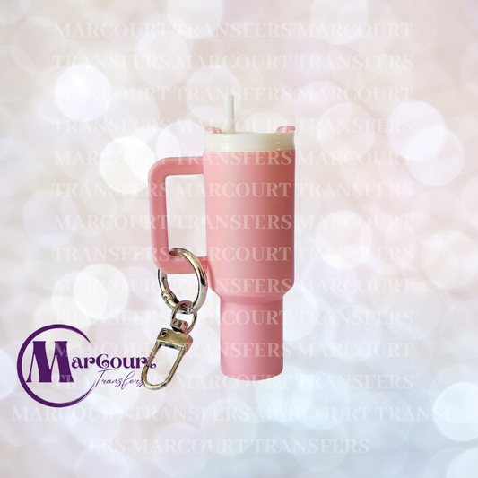 Mini Tumbler Keychain-LIGHT PINK