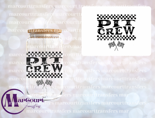PIT CREW-UV DTF CUP WRAP