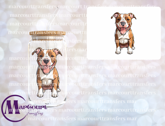 PITTBULL-DECAL-UV DTF CUP WRAP