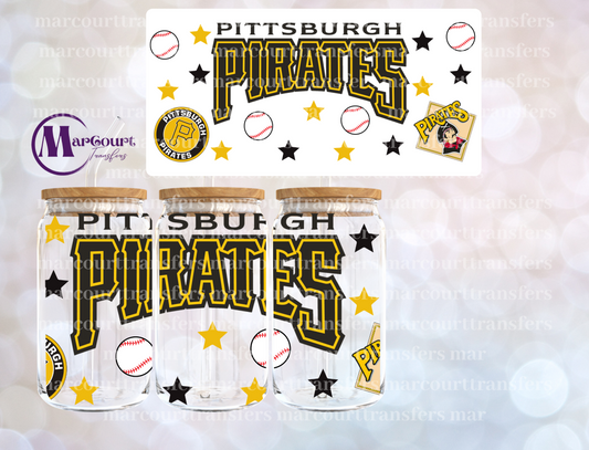 PITTSBURGH PIRATES-16 0Z-UV DTF CUP WRAP