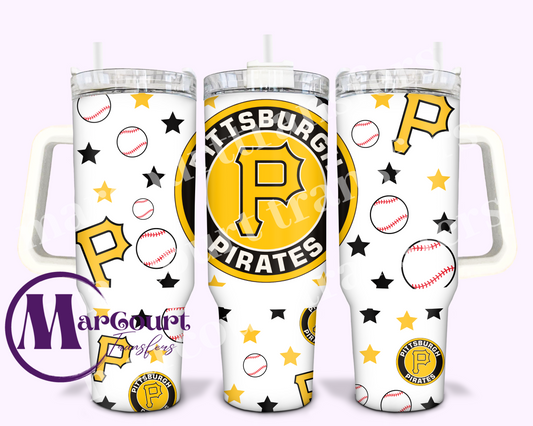 PITTSBURGH PIRATES-40 0Z-UV DTF CUP WRAP