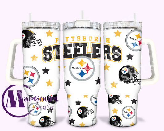 PITTSBURGH STEELERS-40 OZ-UV DTF CUP WRAP