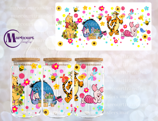 POOH SPRING DAYS-16 0Z-UV DTF CUP WRAP