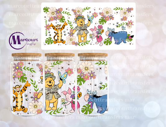 POOH SPRING-16 0Z-UV DTF CUP WRAP