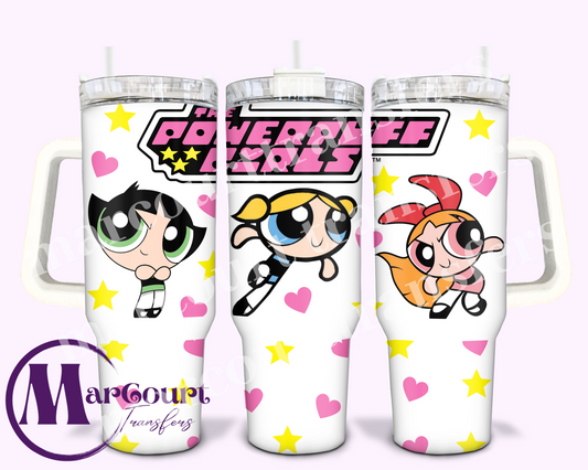 POWERPUFF GIRLS-40 0Z-UV DTF CUP WRAP