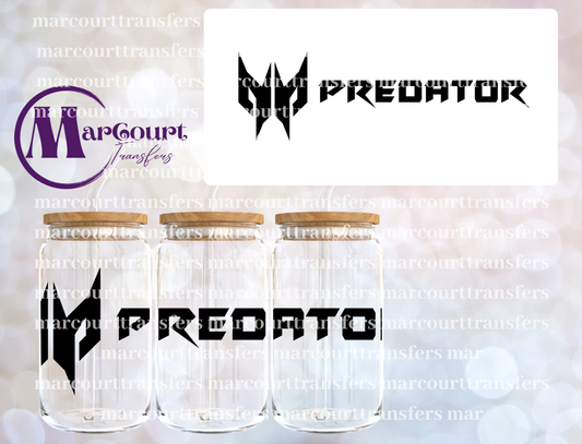 PREDATOR-16 0Z-UV DTF CUP WRAP