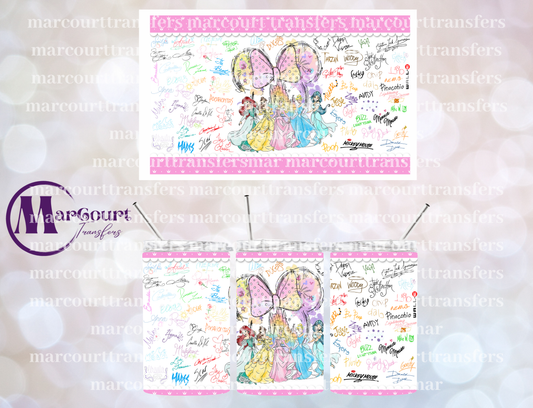 PRINCESS SIGNATURES-12 OZ TUMBLER SUBLIMATION