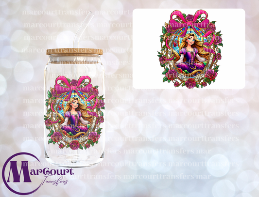RAPUNZEL ROSES MIRROR-DECAL-UV DTF CUP WRAP