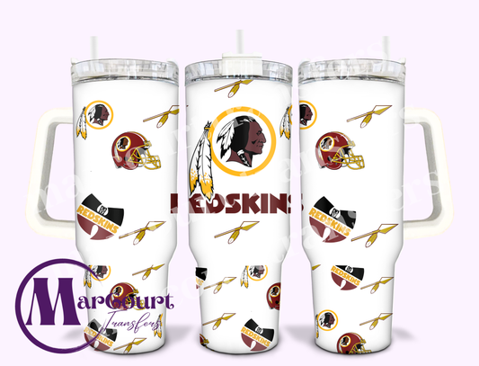 REDSKINS-40 0Z-UV DTF CUP WRAP