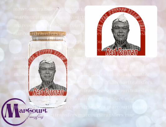 RED FORMAN-DECAL-UV DTF CUP WRAP