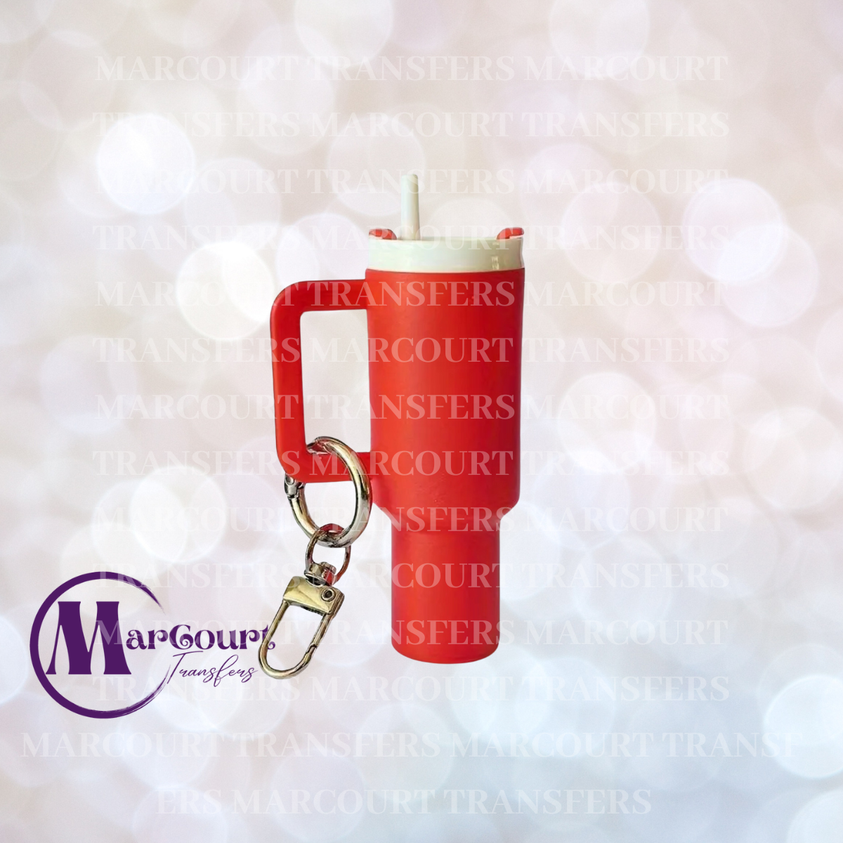 Mini Tumbler Keychain- RED