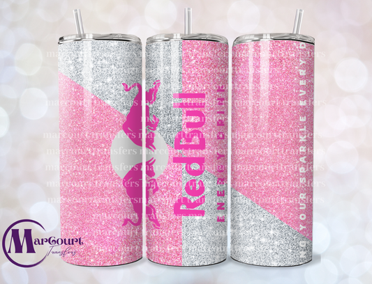 REDBULL PINK-20 OZ-UV DTF CUP WRAP