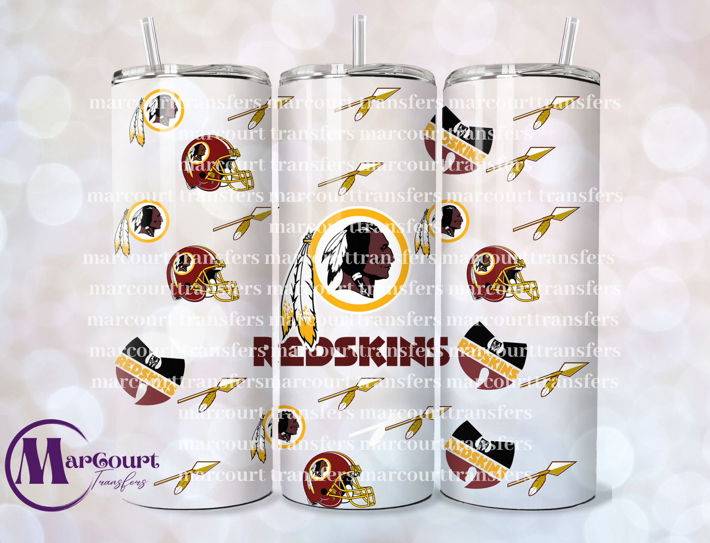 REDSKINS-20 OZ-UV DTF CUP WRAP