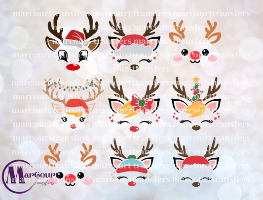 REINDEER FACE ELEMENTS-ELEMENTS