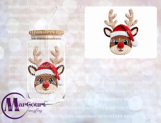 REINDEER YARN-DECAL-UV DTF CUP WRAP