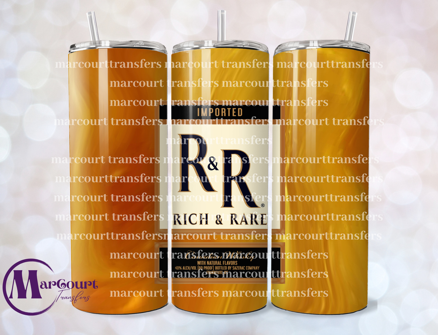 RICH AND RARE-SKINNY TUMBLER TRANSFER (SUBLIMATION)