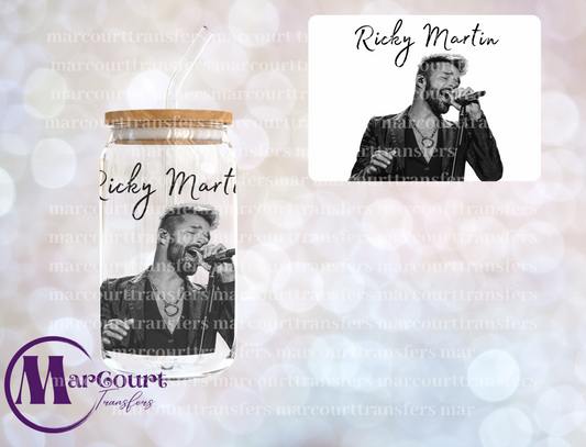 RICKY MARTIN-DECAL-UV DTF CUP WRAP