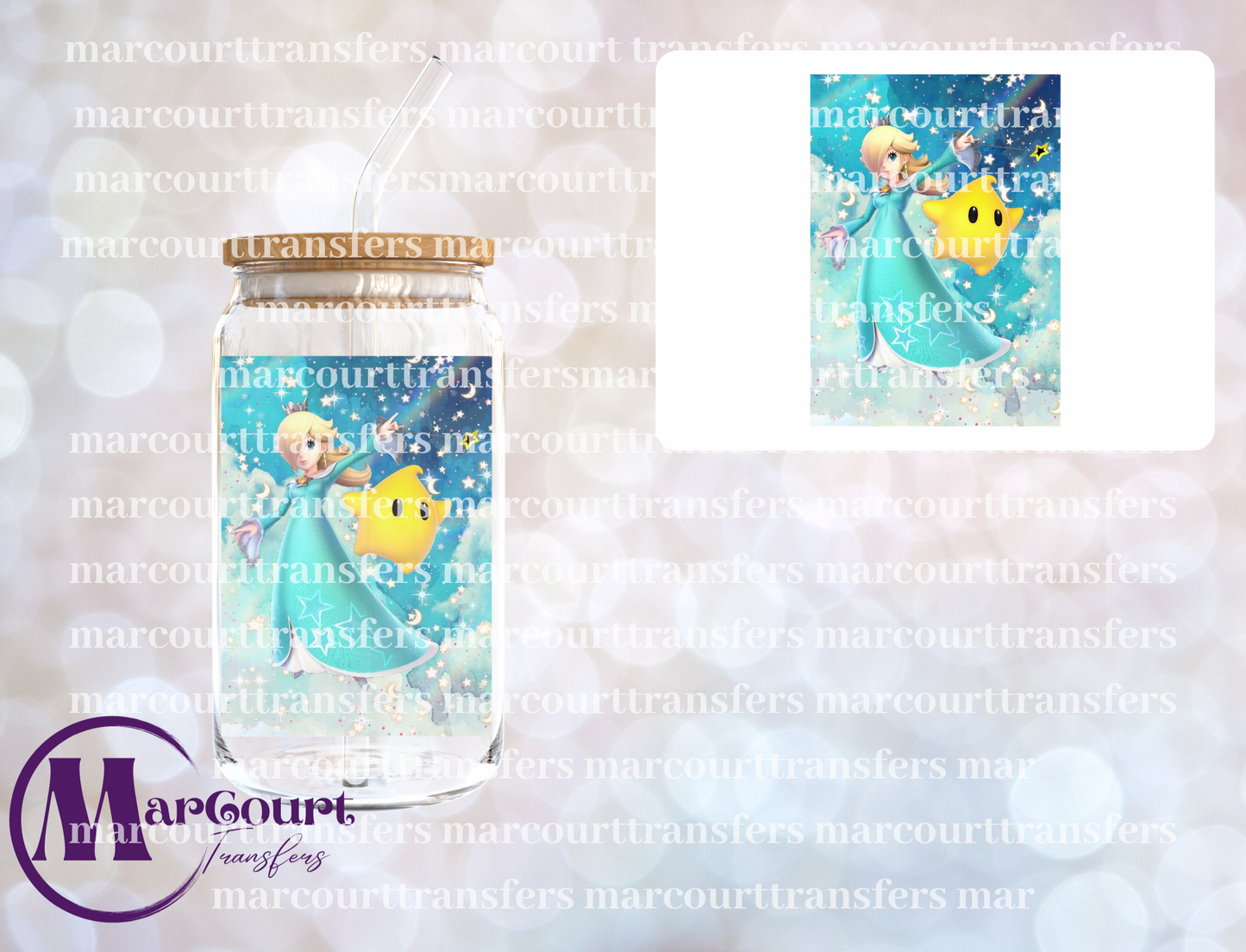 ROSALINA AND LUMI-UV DTF CUP WRAP