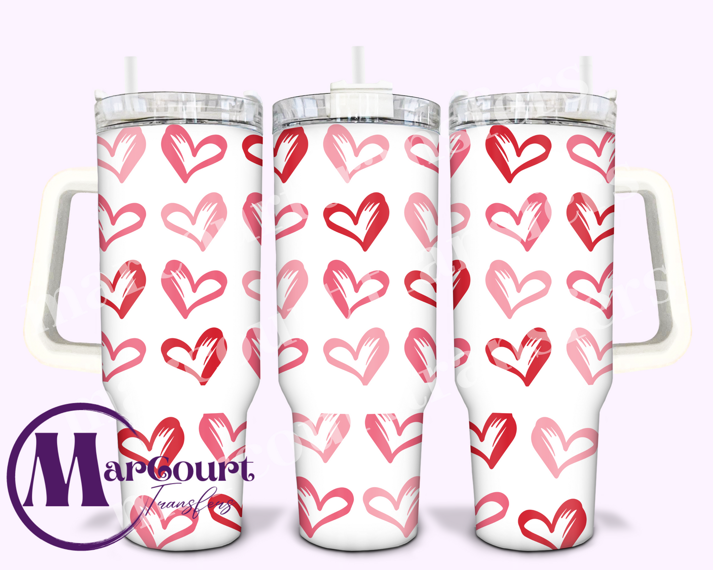 RUSTIC HEARTS-40 0Z-UV DTF CUP WRAP