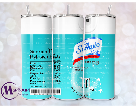 SCORPIO SPRAY-SKINNY TUMBLER TRANSFER