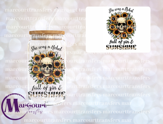 SHE WAS A REBEL-DECAL-UV DTF CUP WRAP