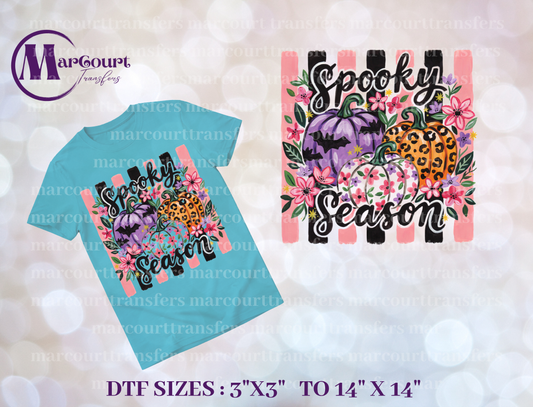 DTF-SPOOKY SEASON BLACK AND PINK