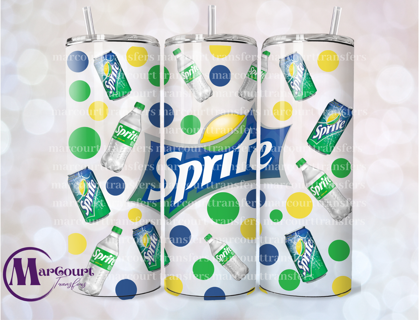SPRITE-SKINNY TUMBLER TRANSFER (SUBLIMATION)