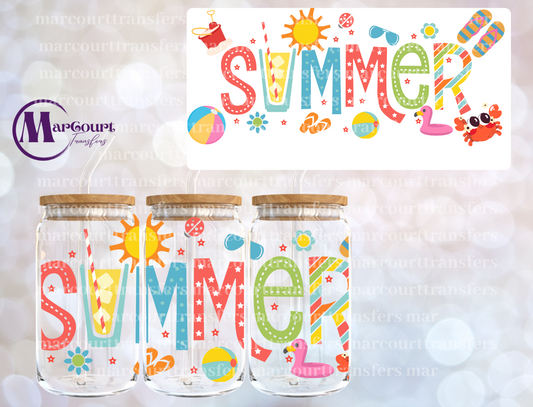 SUMMER-16 0Z-UV DTF CUP WRAP