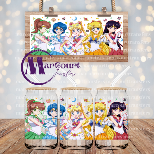 SAILOR ANIME-16 0Z-UV DTF CUP WRAP