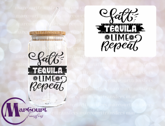 SALT TEQUILA LIME REPEAT-DECAL-UV DTF CUP WRAP